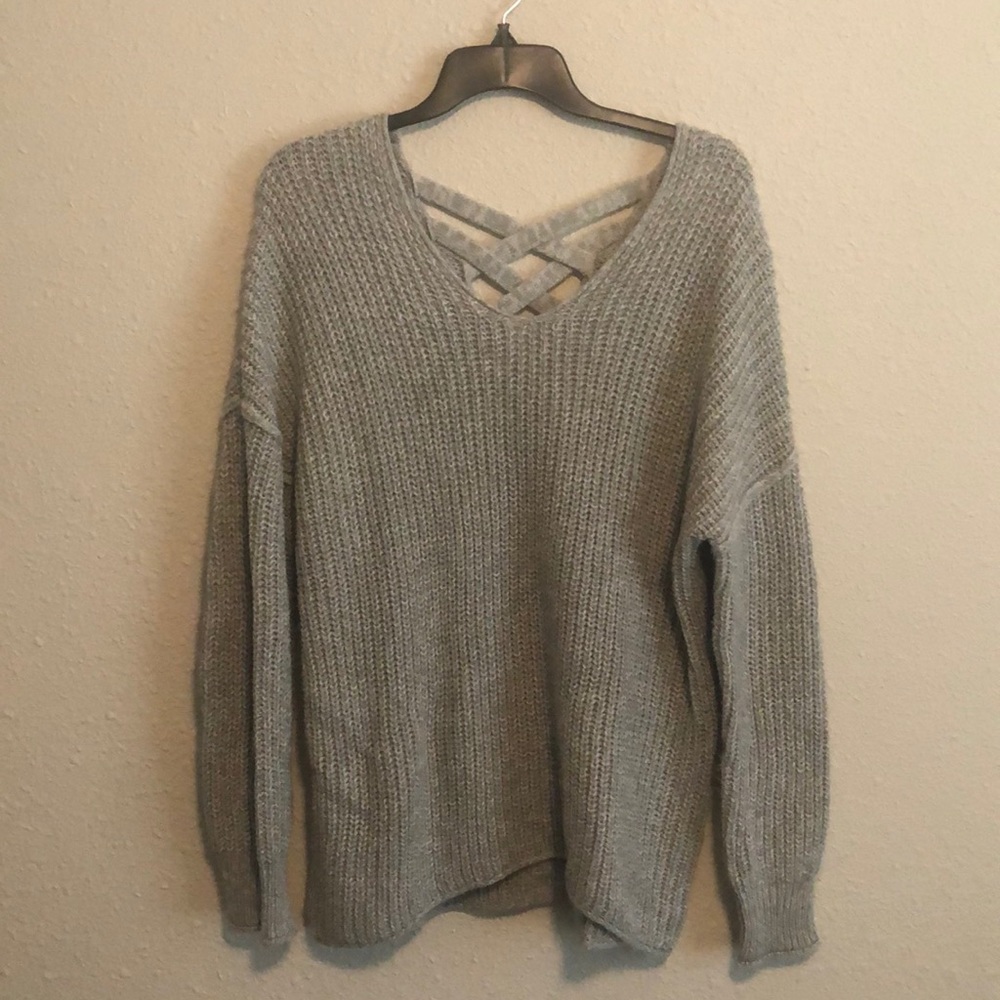 Grey Oversized Sweater